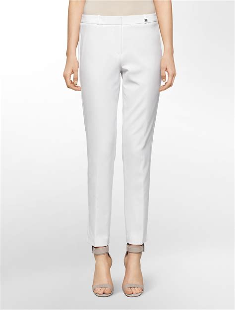 where to buy calvin klein white pants|calvin klein pants modern fit.